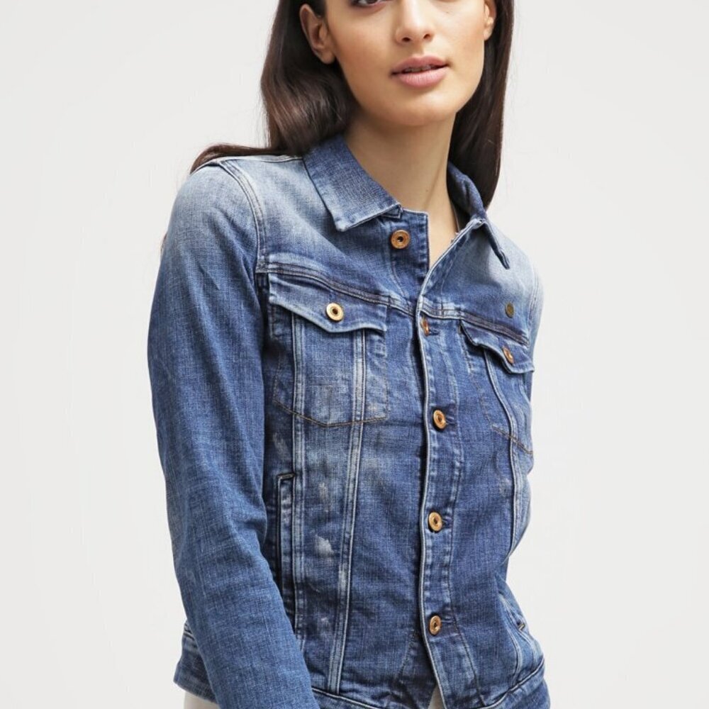 H&M Cropped Jean Jacket
